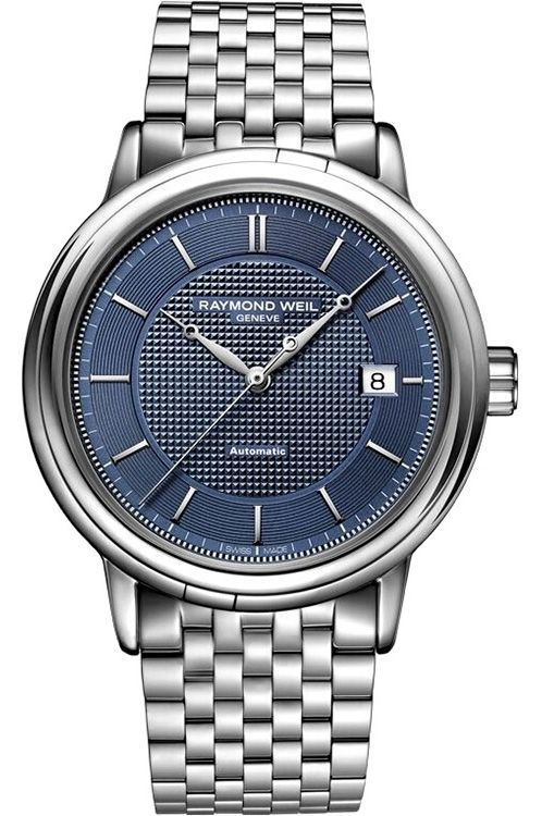 Raymond Weil Maestro 39.5 mm Watch in Blue Dial