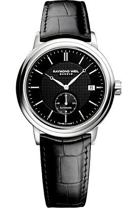 Raymond Weil Maestro  Black Dial 39.5 mm Automatic Watch For Men - 1