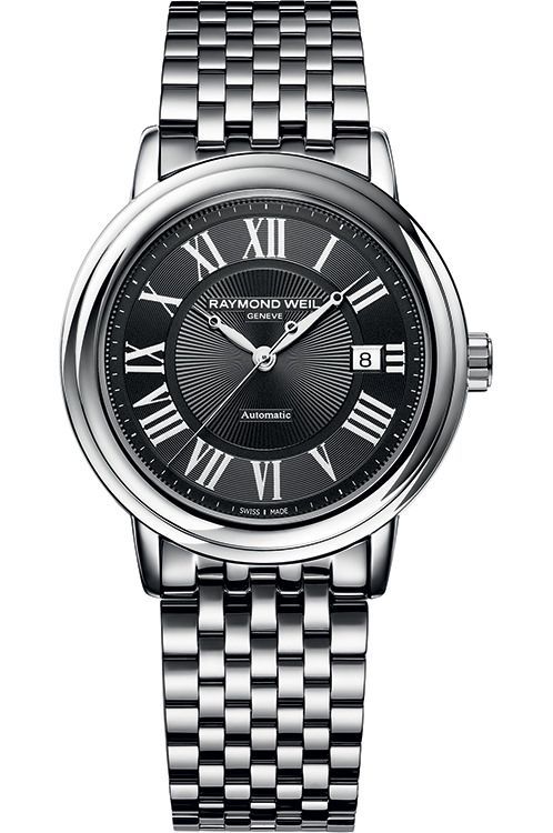 Raymond Weil Maestro 41.5 mm Watch in Black Dial