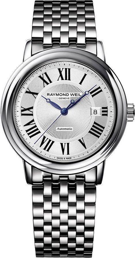 Raymond Weil Maestro  Silver Dial 41.5 mm Automatic Watch For Men - 1