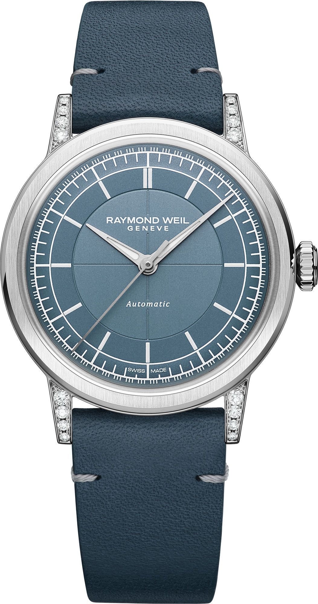 Raymond Weil Millesime  Blue Dial 35 mm Automatic Watch For Women - 1