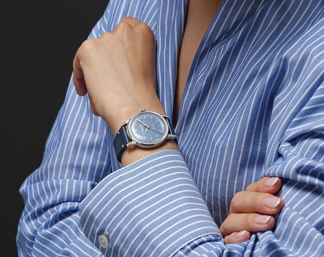 Raymond Weil Millesime  Blue Dial 35 mm Automatic Watch For Women - 3