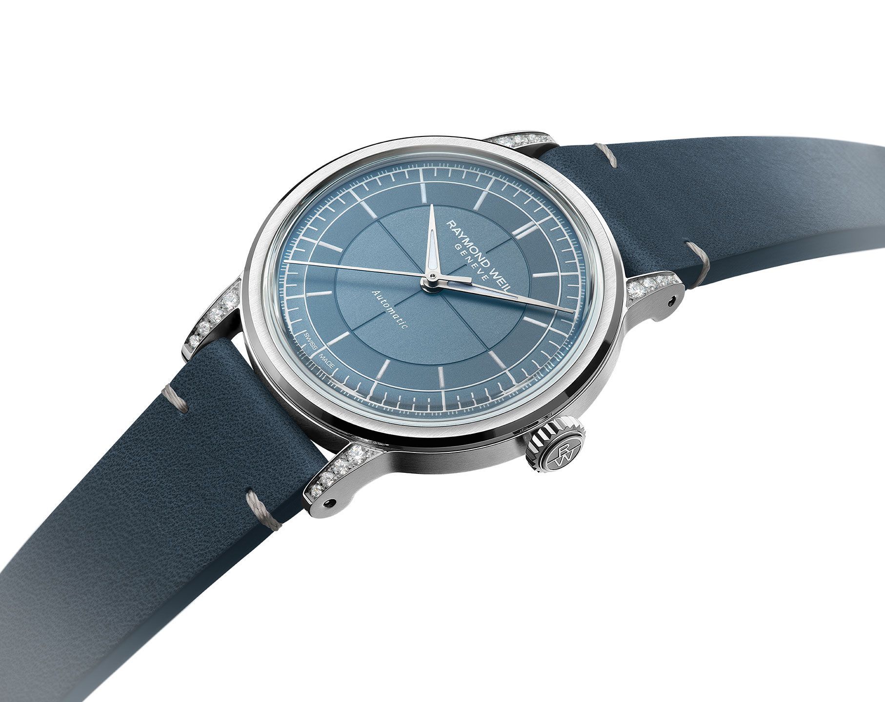 Raymond Weil Millesime  Blue Dial 35 mm Automatic Watch For Women - 5