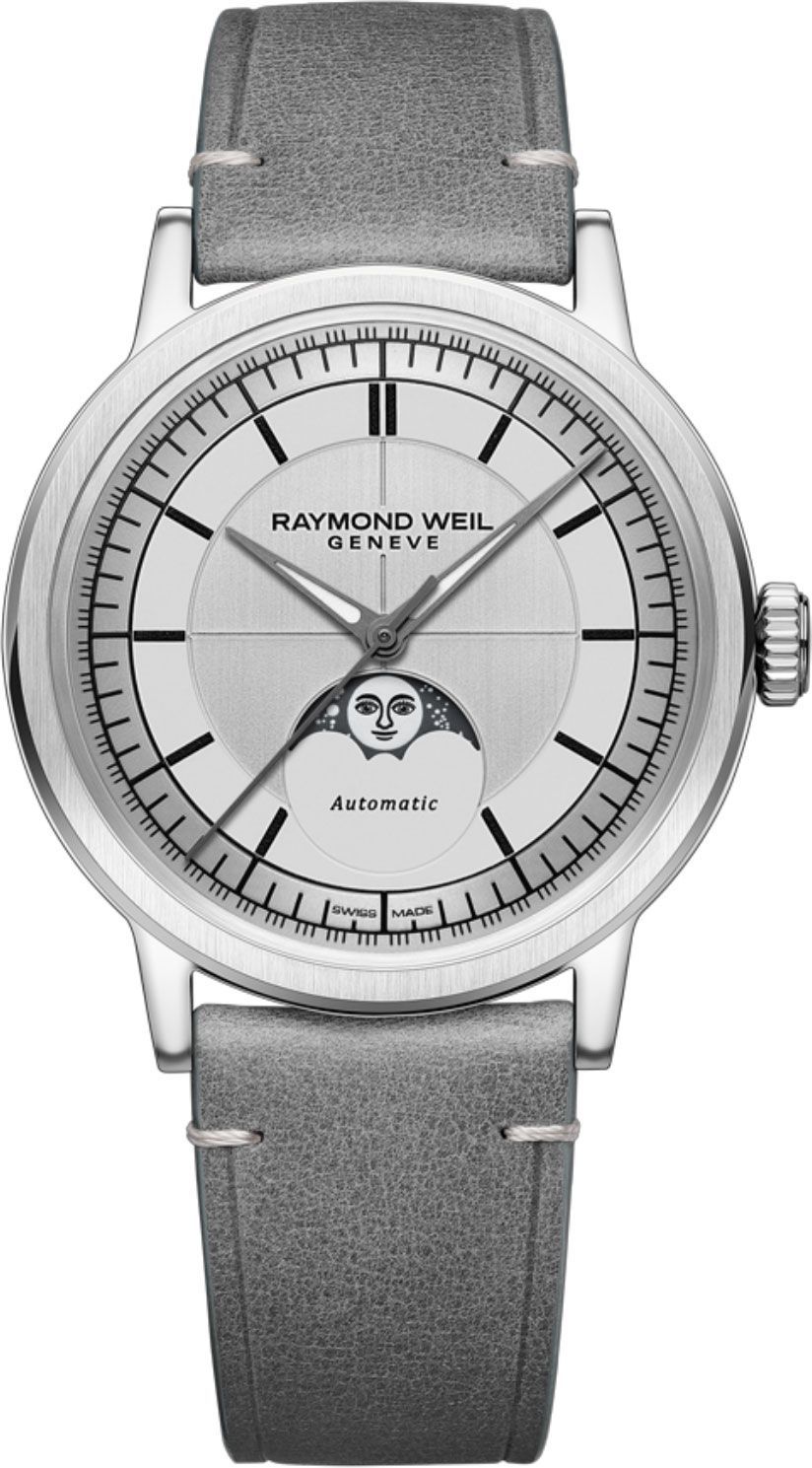 Raymond Weil Millesime  Silver Dial 39.5 mm Automatic Watch For Men - 1