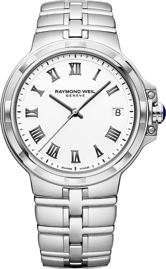 Raymond Weil Parsifal  White Dial 41 mm Quartz Watch For Men - 1