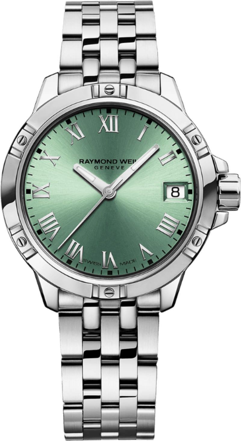 Raymond Weil Tango  Green Dial 30 mm Quartz Watch For Women - 1