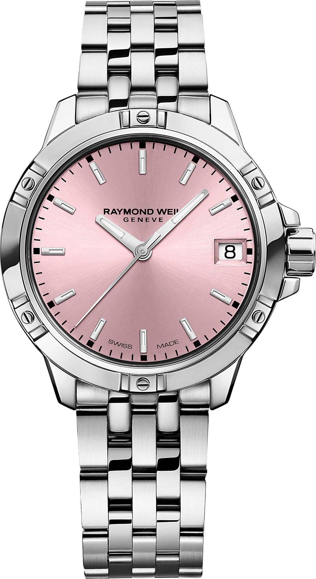 Raymond Weil Tango  Pink Dial 30 mm Quartz Watch For Women - 1