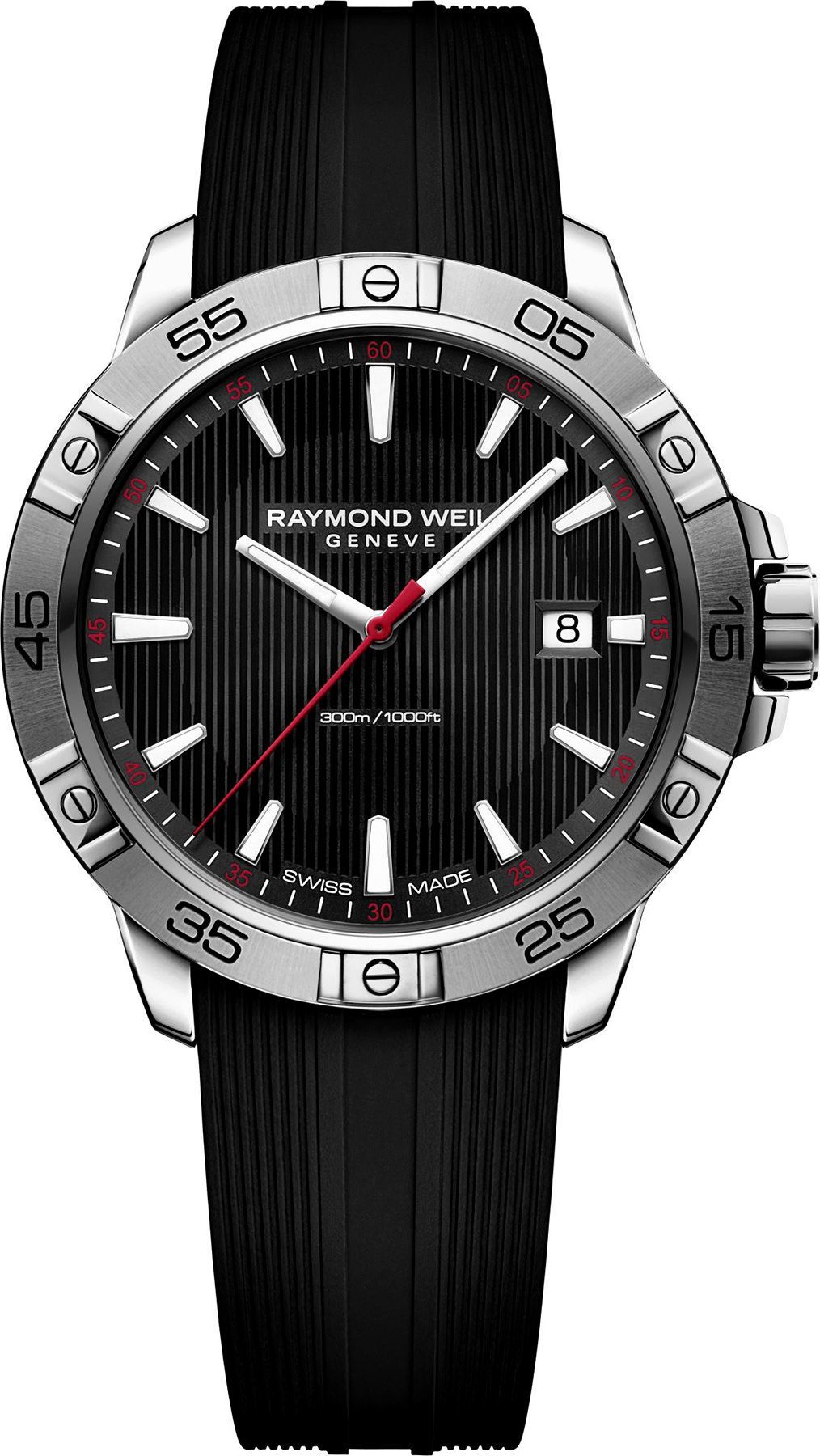 Raymond Weil Tango  Black Dial 41 mm Quartz Watch For Men - 1