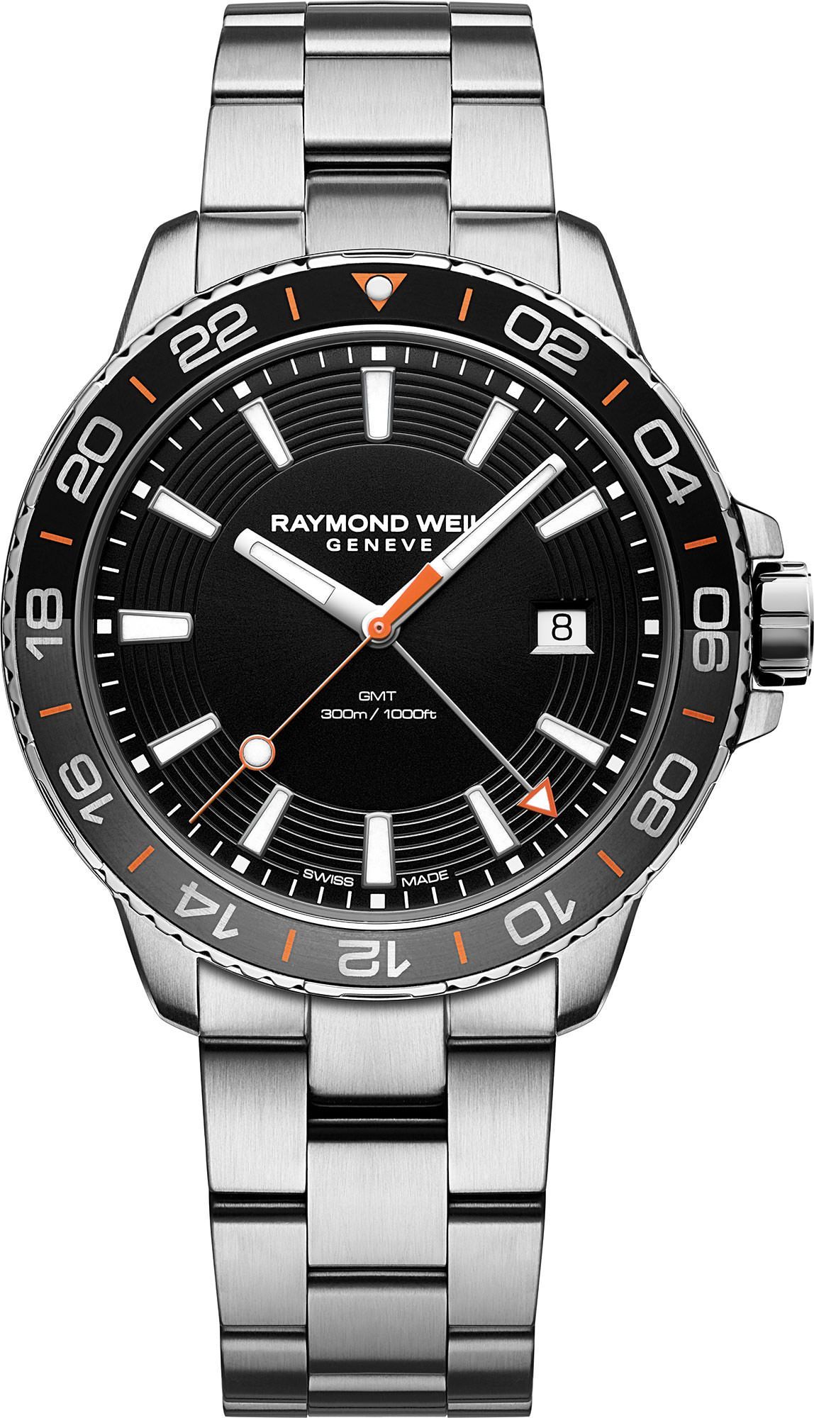 Raymond Weil Tango  Black Dial 42 mm Quartz Watch For Men - 1