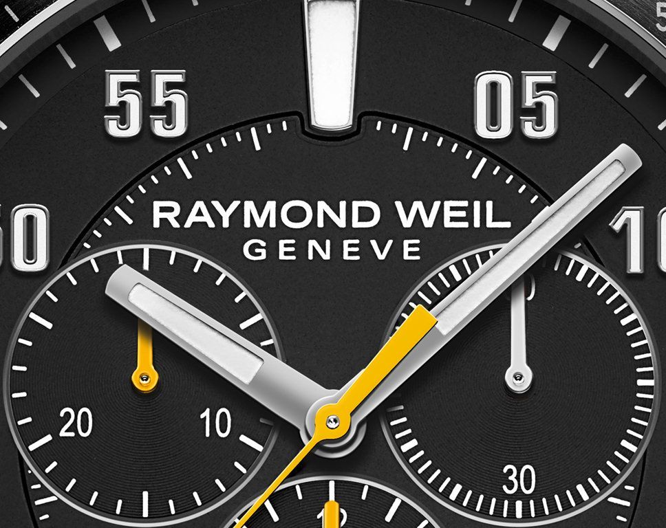 Raymond Weil Tango  Black Dial 43 mm Quartz Watch For Men - 6