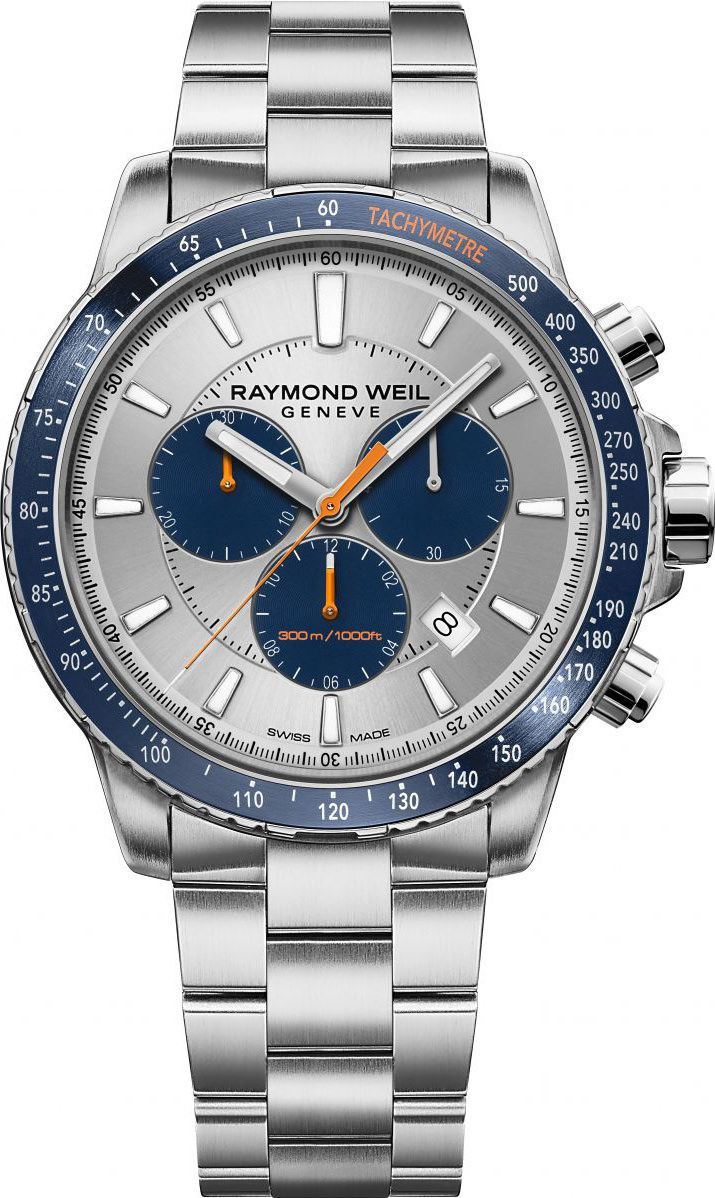 Raymond Weil Tango  Silver Dial 43 mm Quartz Watch For Men - 1