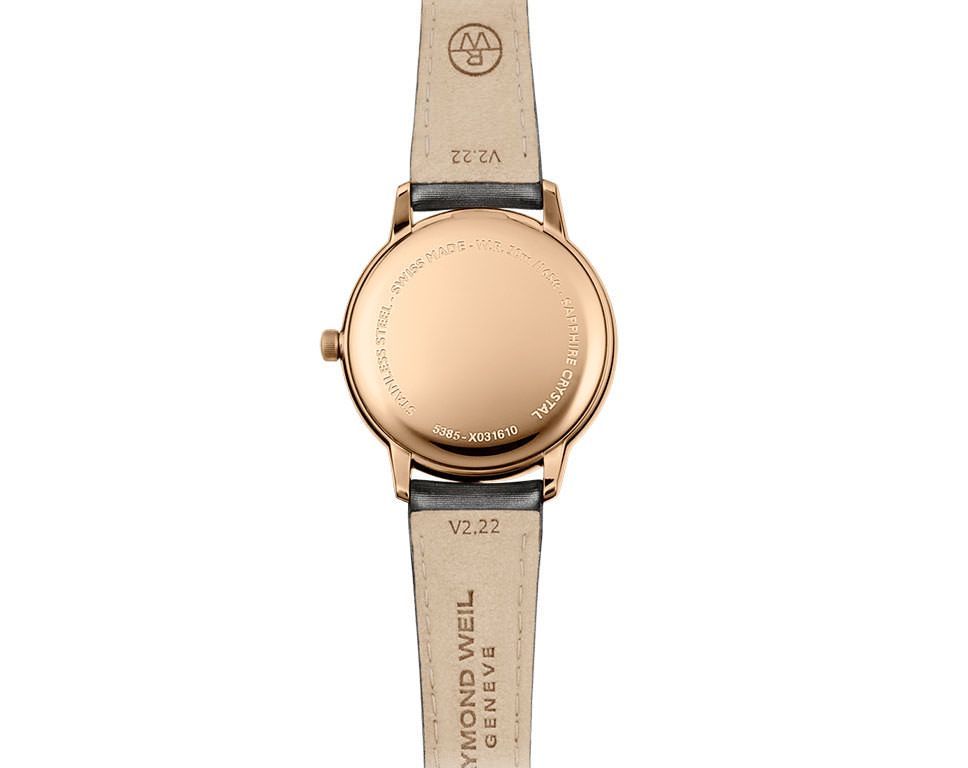 Raymond Weil Toccata  Rose Gold Dial 34 mm Quartz Watch For Women - 3