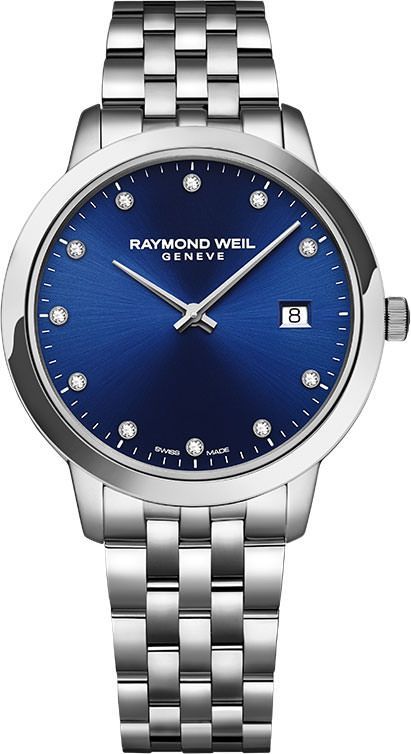 Raymond Weil Toccata  Blue Dial 34 mm Quartz Watch For Women - 1
