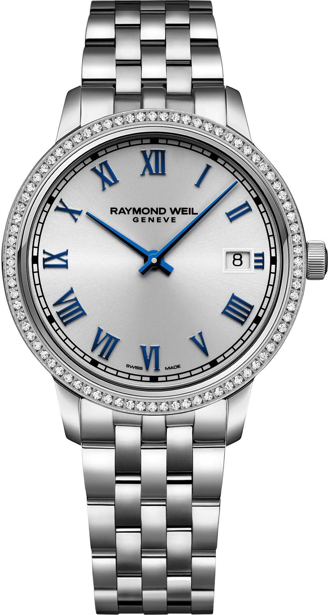 Raymond Weil Toccata  Silver Dial 34 mm Quartz Watch For Women - 1