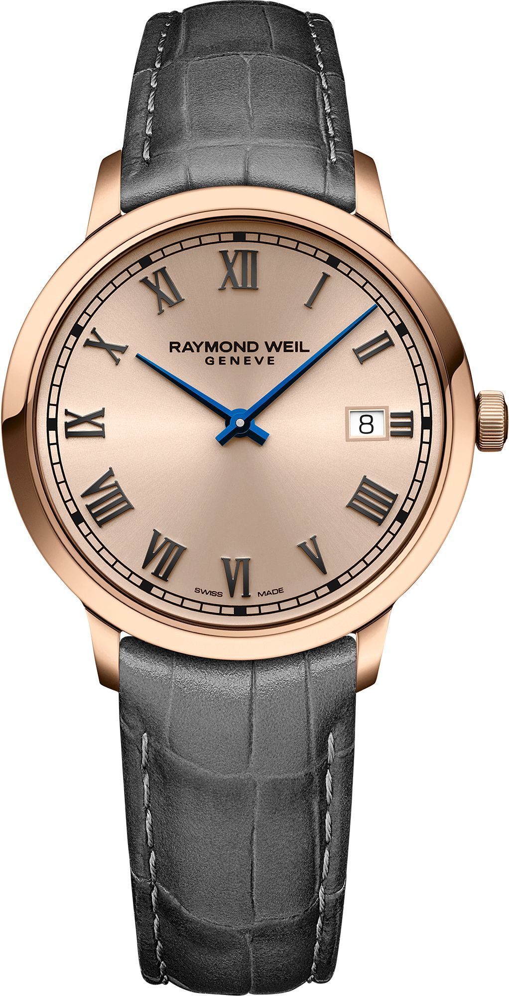 Raymond Weil Toccata  Rose Gold Dial 39 mm Quartz Watch For Men - 1