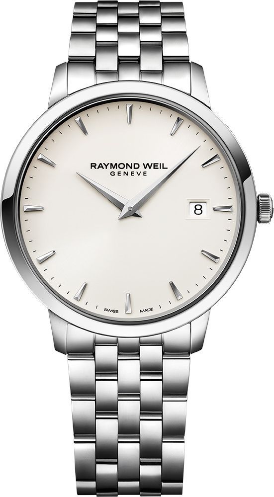 Raymond Weil Toccata  Ivory Dial 42 mm Quartz Watch For Men - 1