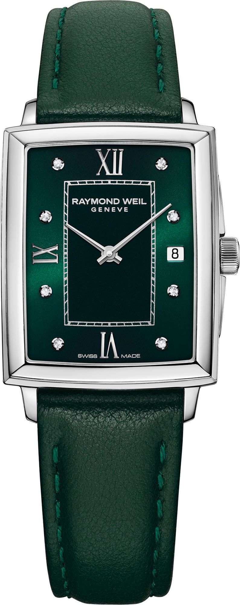 Raymond Weil  22.6 mm Watch in Green Dial For Women - 1