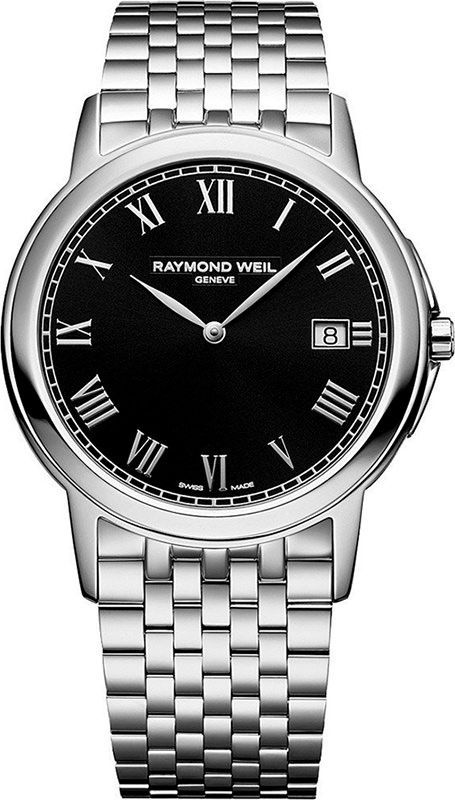 Raymond Weil Tradition  Black Dial 39 mm Quartz Watch For Men - 1