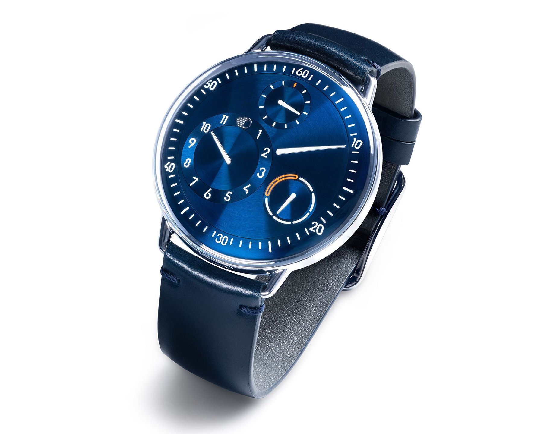 Ressence  42.7 mm Watch in Blue Dial For Men - 6
