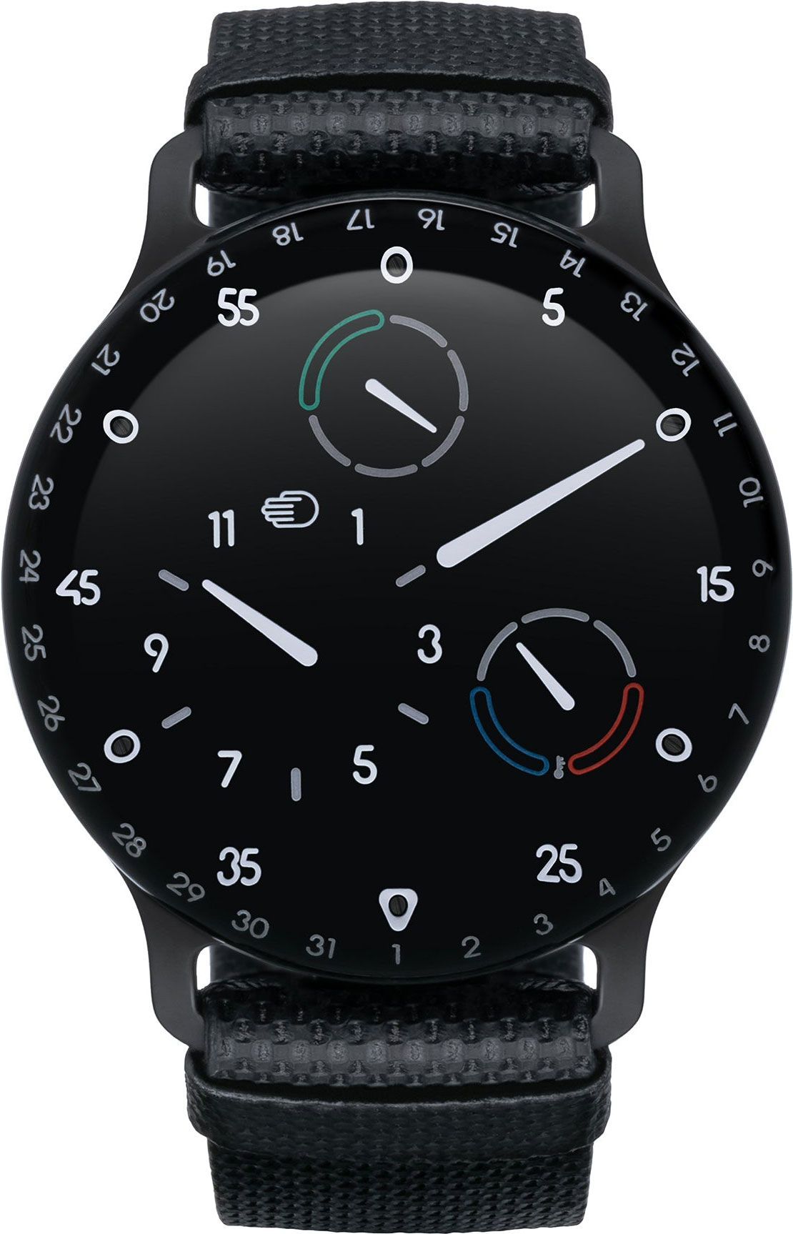 Ressence Type 3 44 mm Watch in Black Dial