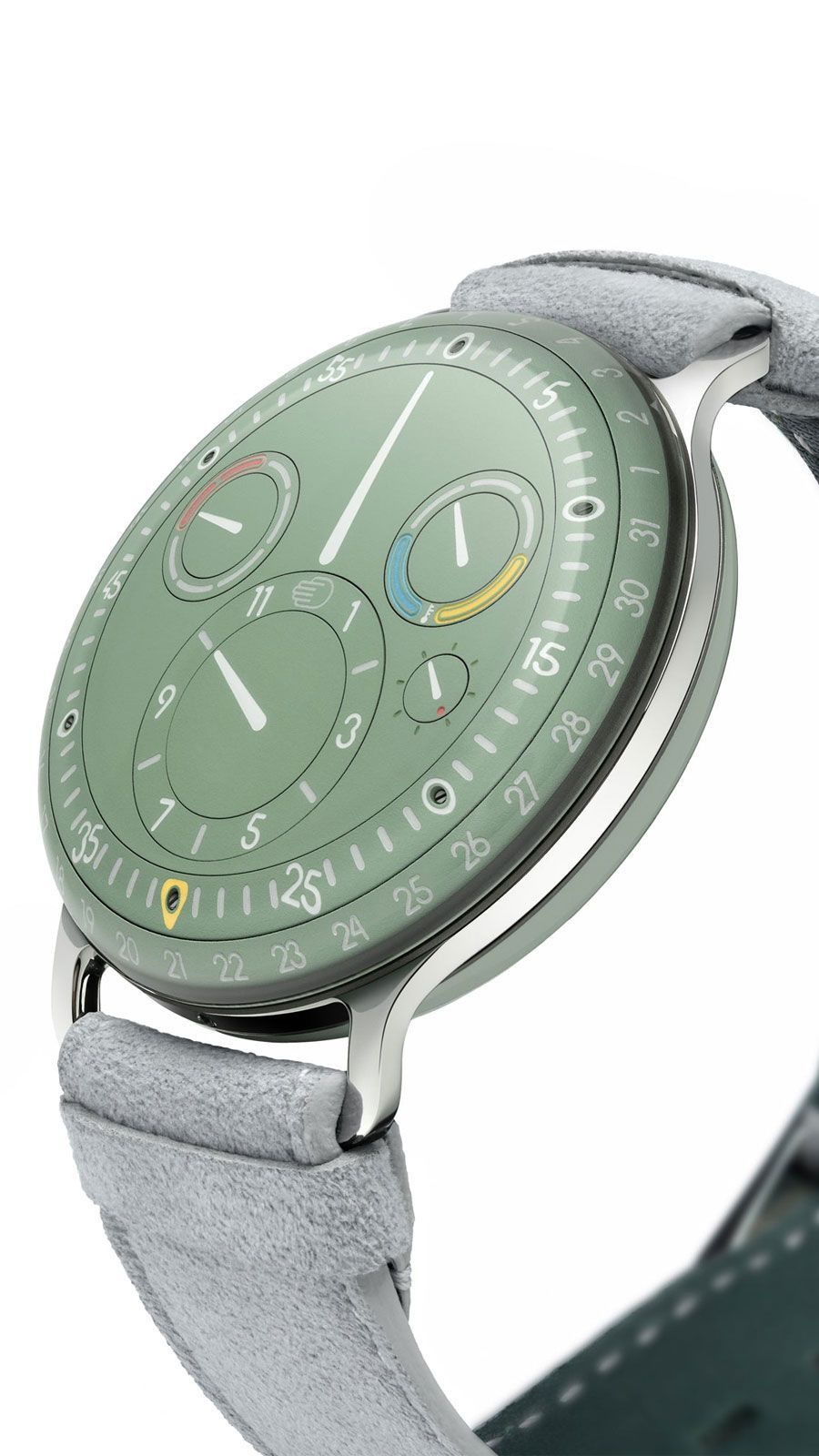 Ressence Type 3  Green Dial 44 mm Automatic Watch For Men - 7