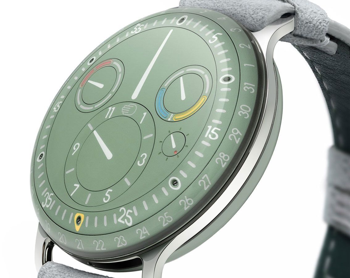Ressence Type 3  Green Dial 44 mm Automatic Watch For Men - 5