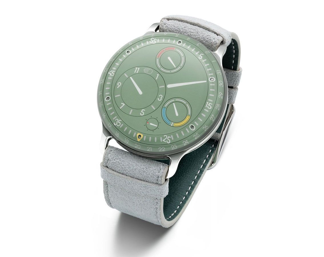 Ressence Type 3  Green Dial 44 mm Automatic Watch For Men - 6