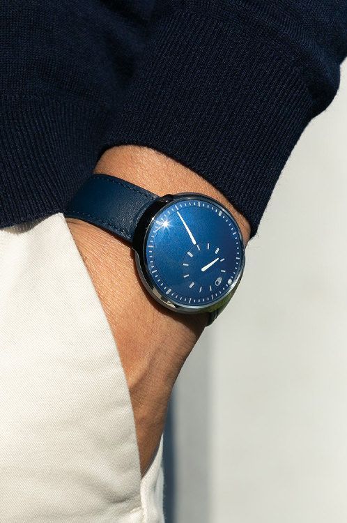 Ressence Type 8  Blue Dial 42.9 mm Automatic Watch For Unisex - 9