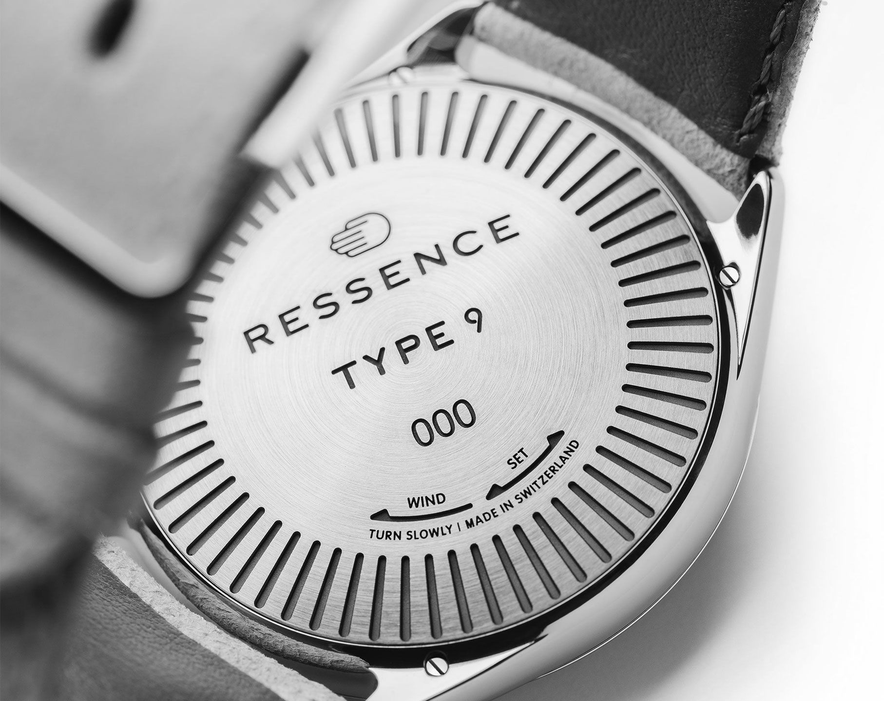 Ressence Type 9  Blue Dial 39 mm Automatic Watch For Unisex - 4