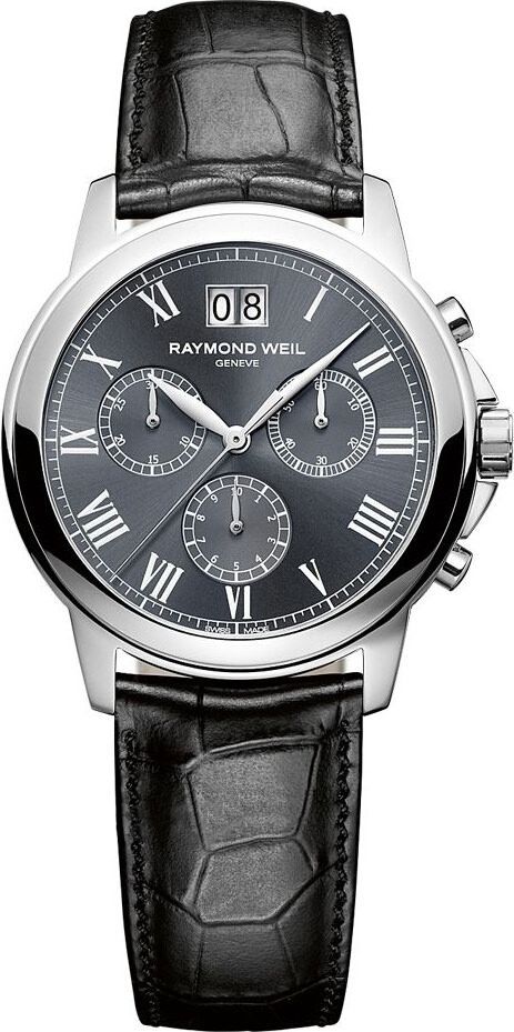 Raymond Weil Tradition  Grey Dial 39 mm Quartz Watch For Men - 1
