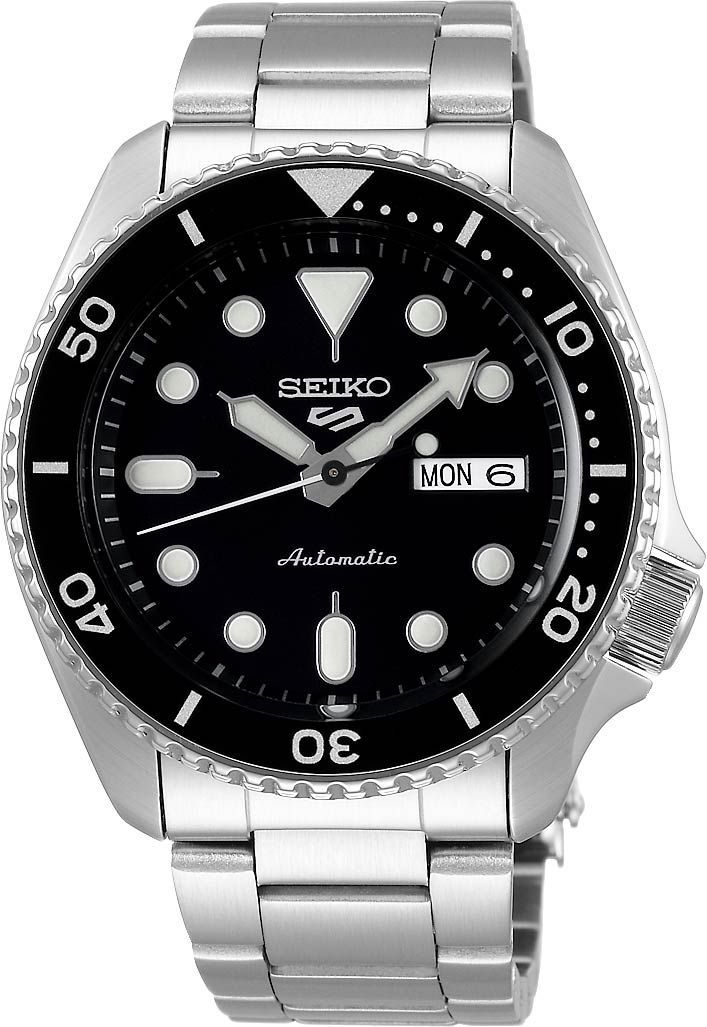 Seiko 5 Sports SKX Sports Style Black Dial 42.5 mm Automatic Watch For Men - 1