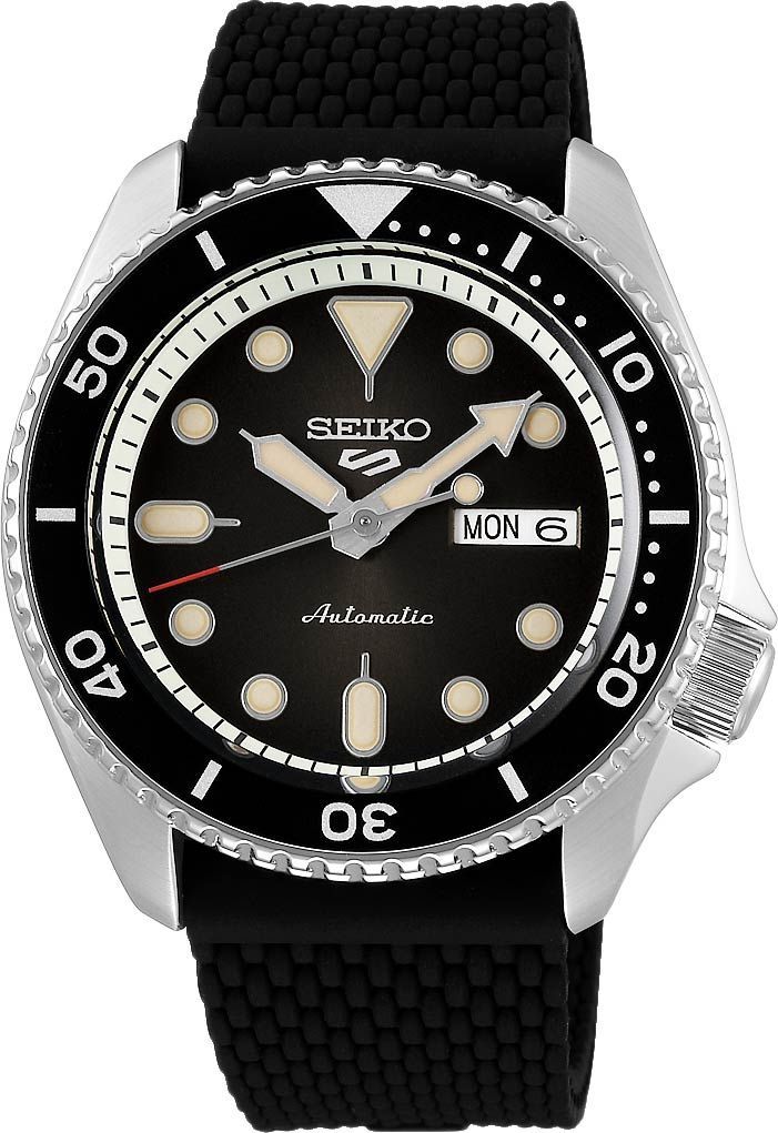 Seiko SKX Suits Style 42.5 mm Watch in Black Dial For Men - 1
