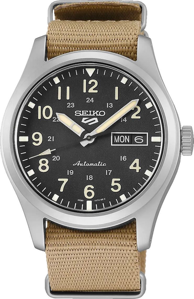 Seiko 5 Sports Field Black Dial 39.4 mm Automatic Watch For Men - 1