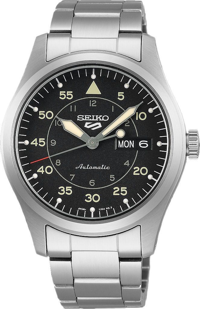 Seiko 5 Sports Field Black Dial 39.4 mm Automatic Watch For Men - 1