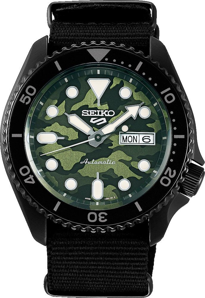 Seiko 5 Sports SKX Green Dial 42.5 mm Automatic Watch For Men - 1