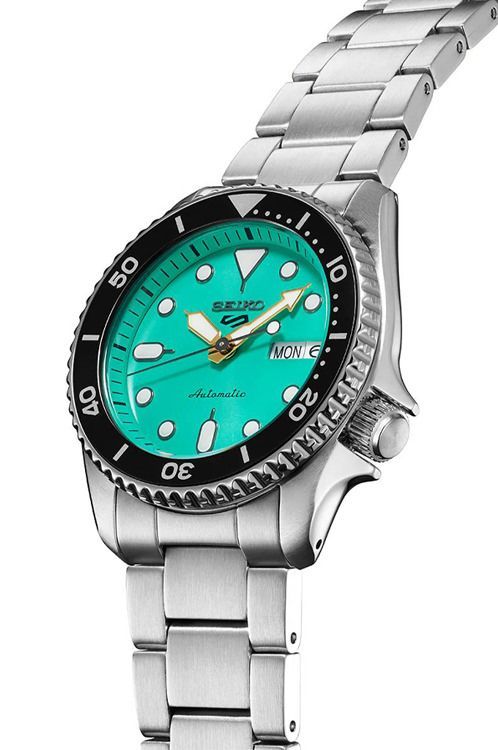Seiko 5 Sports SKX Green Dial 38 mm Automatic Watch For Men - 4