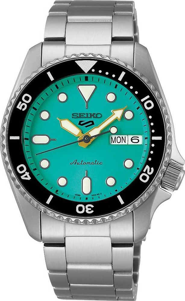 Seiko 5 Sports SKX Sports Style Green Dial 38 mm Manual Winding Watch For Men - 1