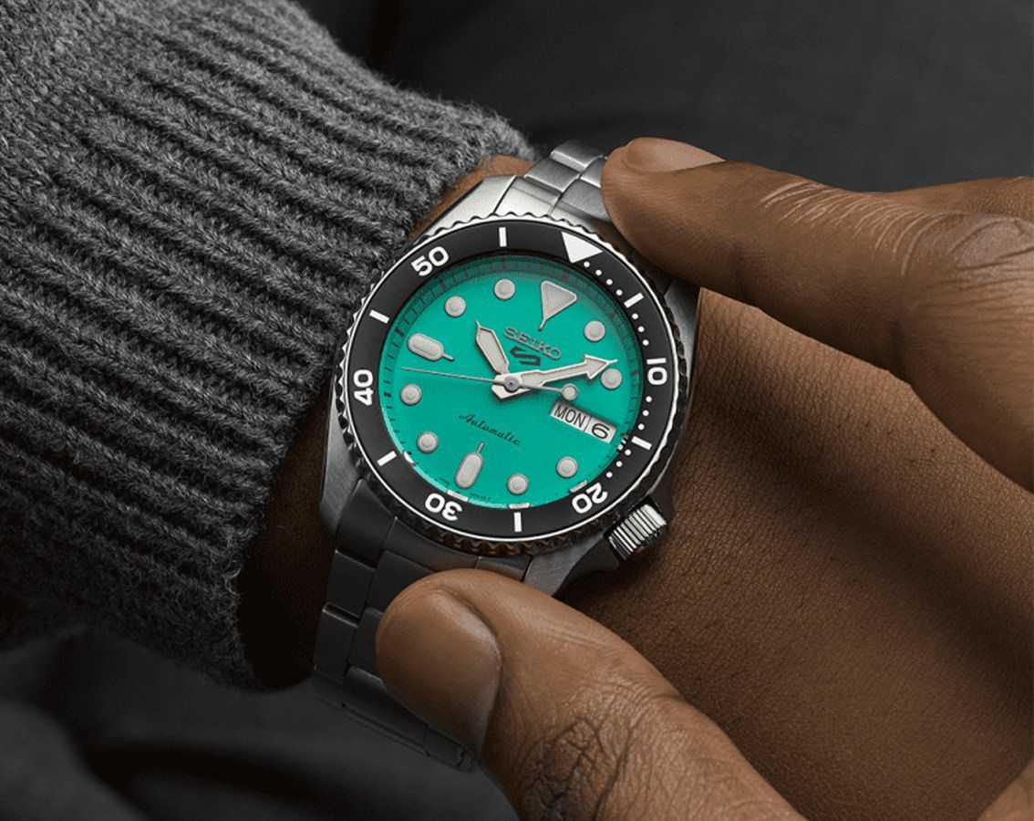 Seiko 5 Sports SKX Green Dial 38 mm Automatic Watch For Men - 6