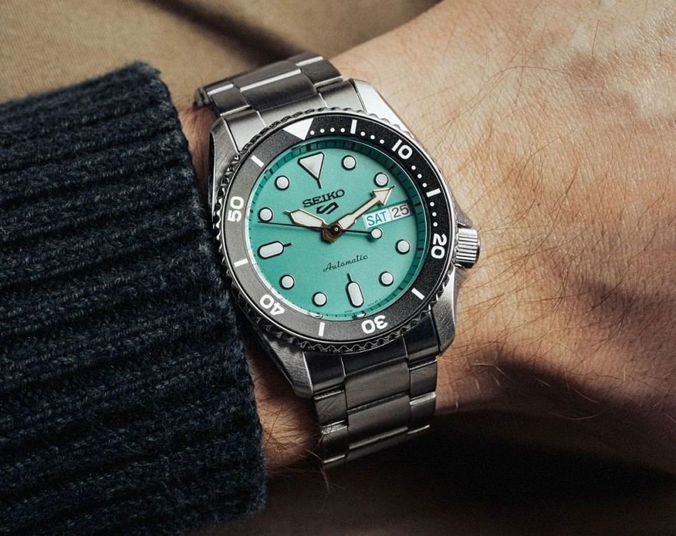 Seiko 5 Sports SKX Green Dial 38 mm Automatic Watch For Men - 7