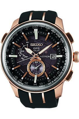 Seiko Astron  Black Dial 48 mm Quartz Watch For Men - 1