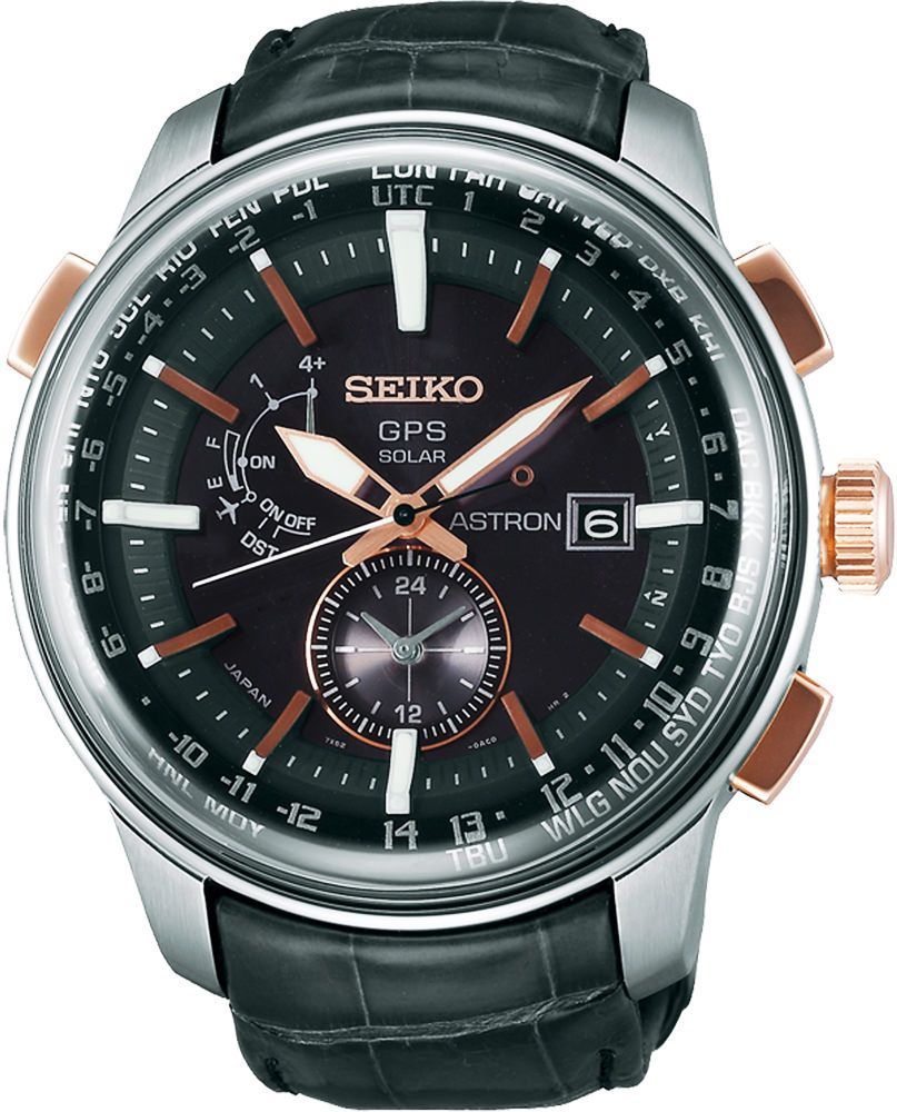Seiko Astron  Black Dial 44 mm Automatic Watch For Men - 1