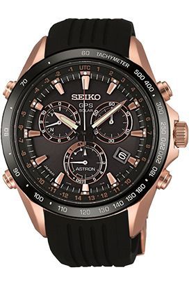 Seiko Astron  Black Dial 44 mm Automatic Watch For Men - 1