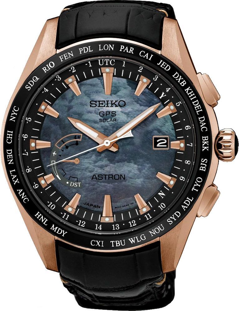 Seiko Astron  MOP Dial 44 mm Quartz Watch For Men - 1