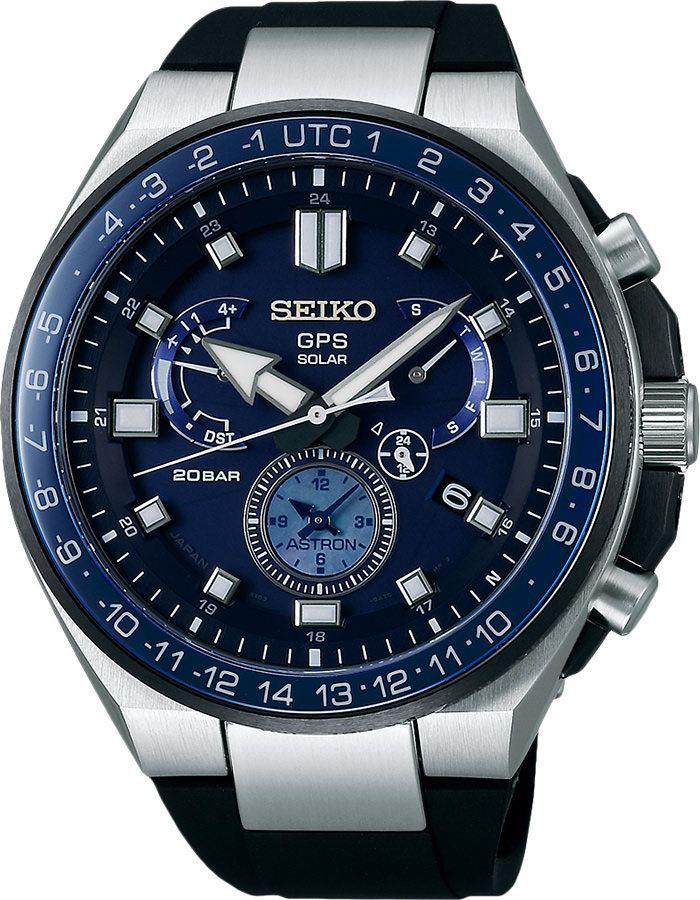 Seiko Astron  Blue Dial 46.7 mm Quartz Watch For Men - 1