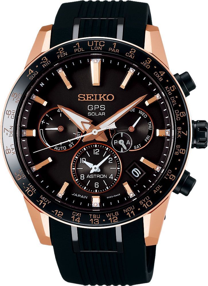 Seiko Astron  Black Dial 42.9 mm Automatic Watch For Men - 1