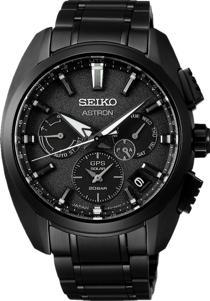Seiko Astron  Black Dial 42.8 mm Quartz Watch For Men - 1