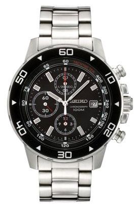 Seiko  41 mm Watch in Black Dial For Men - 1
