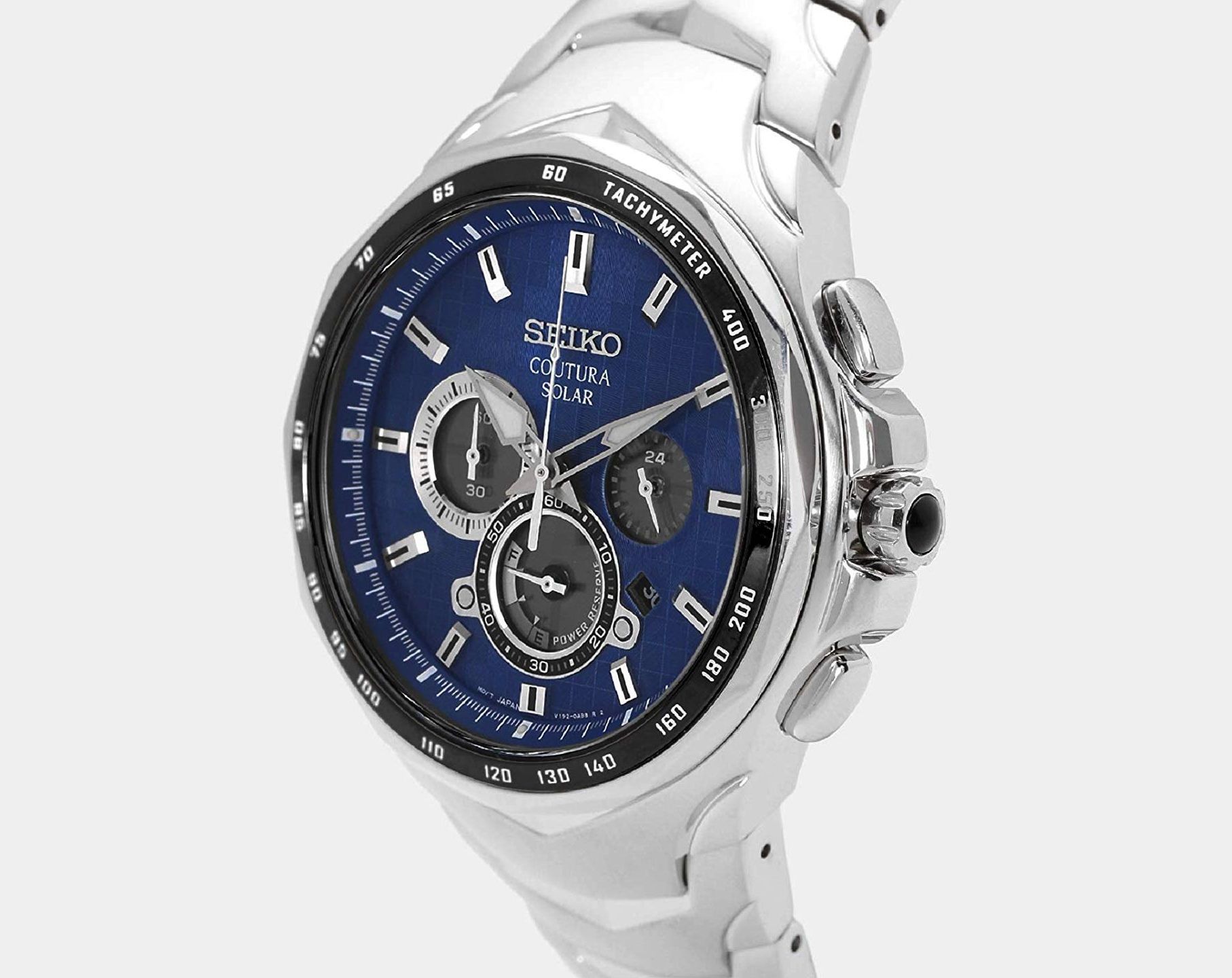 Seiko Coutura  Blue Dial 45.5 mm Solar Powered Watch For Men - 2