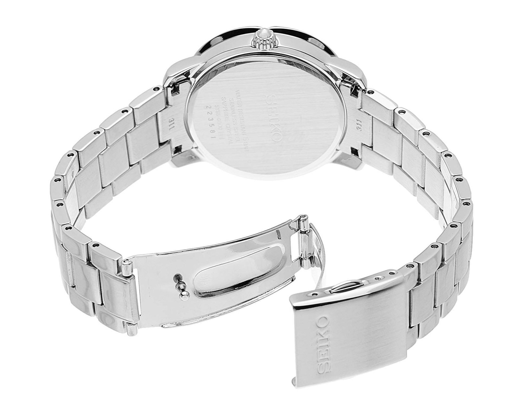 Seiko Seiko Ladies  Silver Dial 33.9 mm Quartz Watch For Women - 3