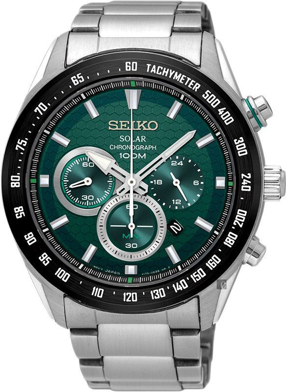 Seiko Criteria  Green Dial 43.6 mm Quartz Watch For Men - 1